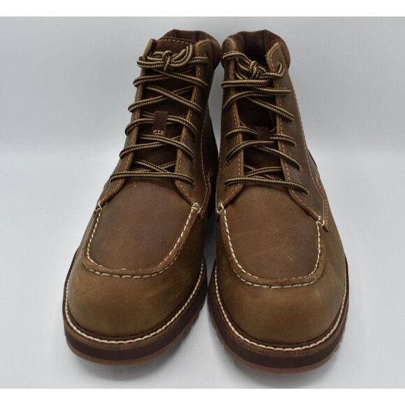 Kodiak Mens Size 10 Devick Saddleback Brown Wedge Moc Toe‎ Lace Up Boots Shoes main image 4